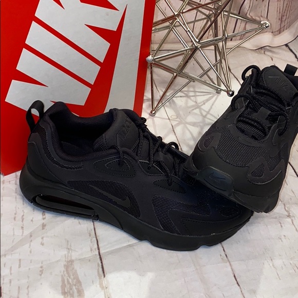 nike air max 200 mens black